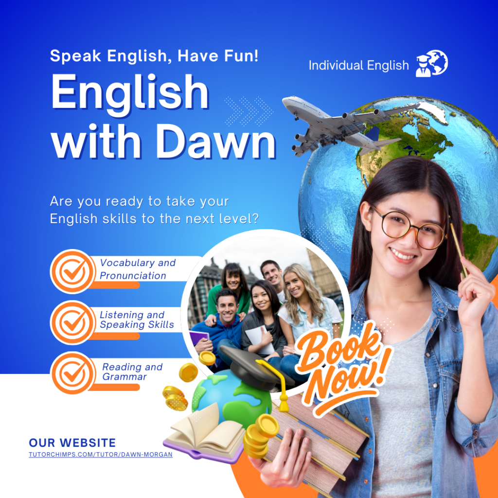 English As A Second Language (ESL) Tutoring 1-on-1 Sessions-1 Hour ...