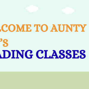 Welcome to Aunty Ren’s Reading Class